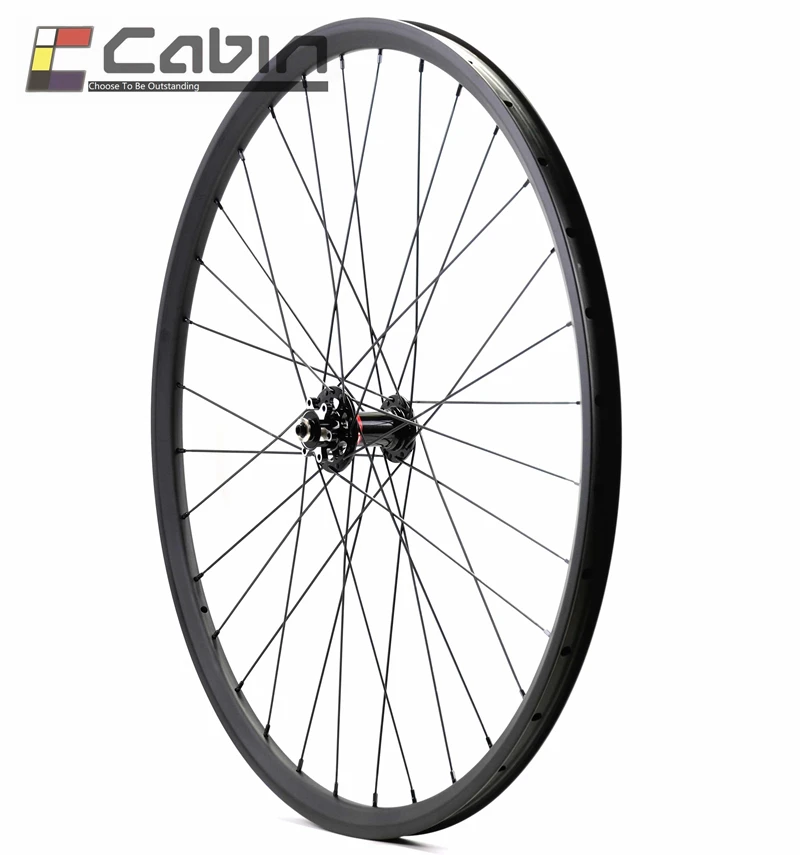 27 мм Широкие MTB 29er Углеродные колеса 29-дюймовый горный велосипед углеродное