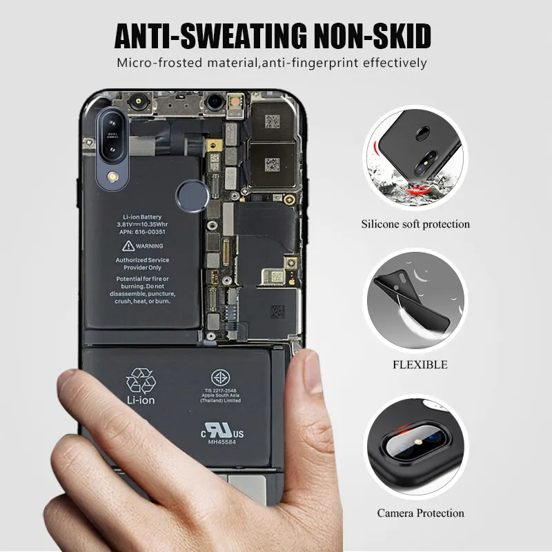 ZB631KL для Asus Zenfone Max M2 Pro силиконовый мягкий чехол из ТПУ ASUS ZB633KL ZB 633KL Модный |