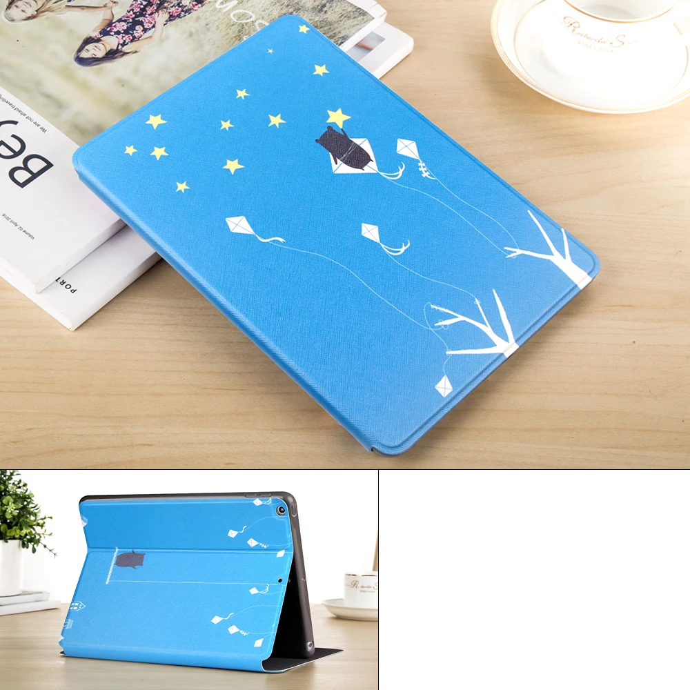 Star Чехол для iPad 9,7 магнитный складной чехол-книжка с подставкой из искусственной кожи чехол для iPad 9,7 - Цвет: Star