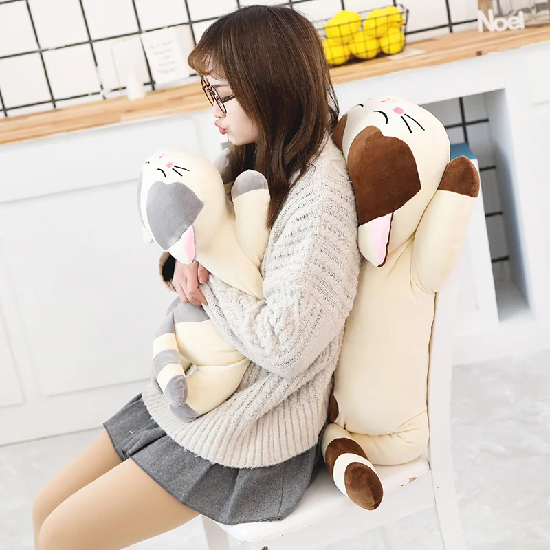 

2019 New Soft Animal Cartoon Pillow Cushion Cute Fat CatPlush Toy Stuffed Lovely Kids Birthyday Gift