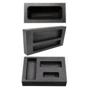 Золотистый, серебристый, графитовый слиток, стандартная плавка, литье, отработка, молоток, тигель, Графитовая плитка