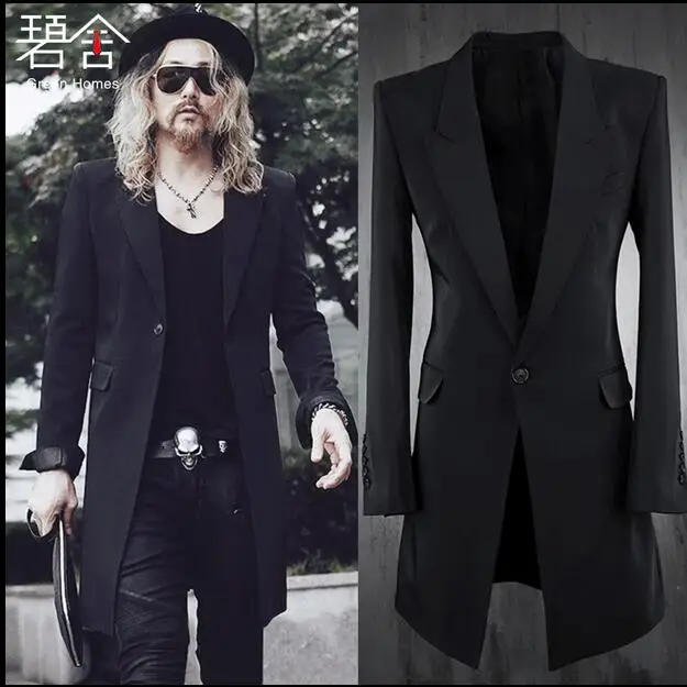 S-6XL! Новинка 2018 мужской костюм Han edition для культивации морали Мужские Длинные