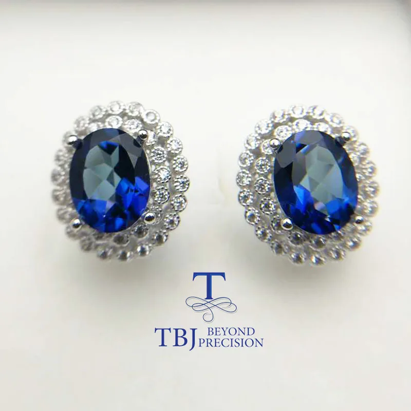 Женские серьги с топазом из мистического танзанита TBJ ювелирные украшения