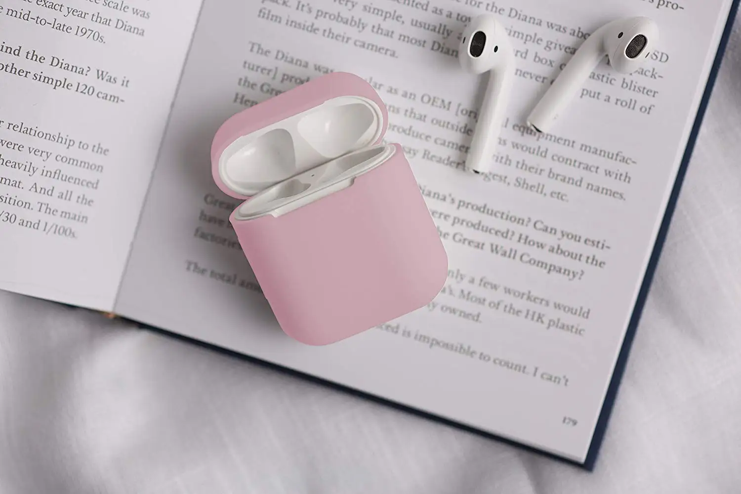 Чехол для AirPods защитный силиконовый чехол и кожа Совместимость с Apple Airpods 1 & 2