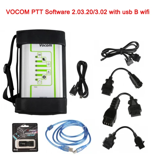B Wifi VOCOM Новейший для V-o-lv-o 88890300 Vocom интерфейс грузовик диагностический инструмент для Vocom 88890300 онлайн обновление - Цвет: B Wifi VOCOM