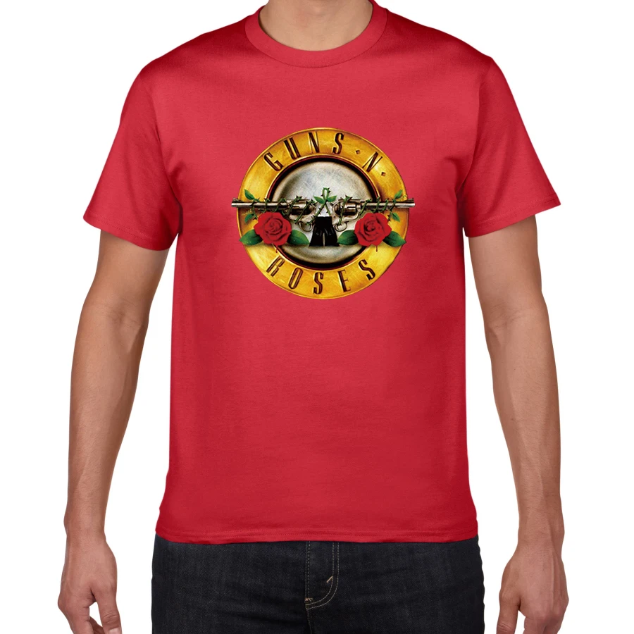 Пистолеты и футболки с принтом GUNS N Roses мужские летние хлопок рок-группа уличная одежда мужская футболка хип-хоп Мужская одежда harajuku футболка homme
