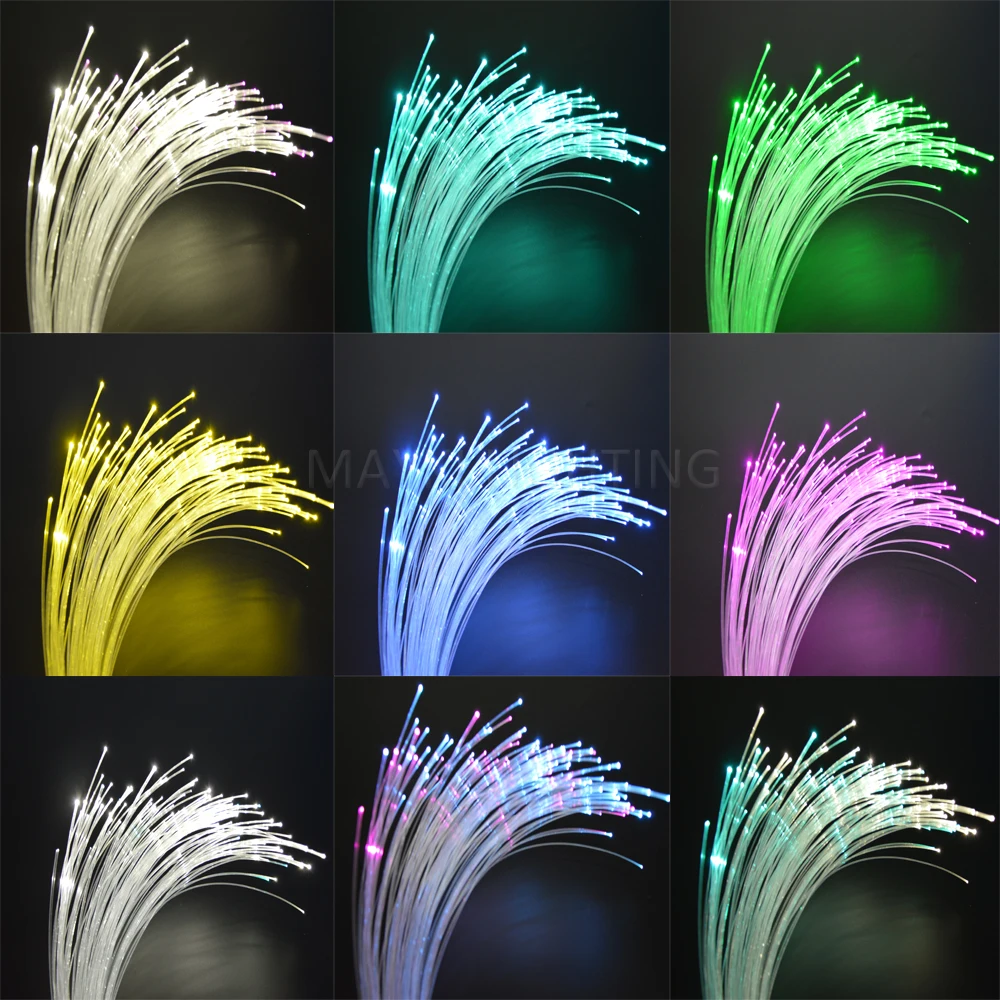 Оптоволоконный освещенный Пряничный рождественский дом с 6 Вт CREE RGB светодиодный 160 шт 2 м Оптическое волокно и дистанционное управление