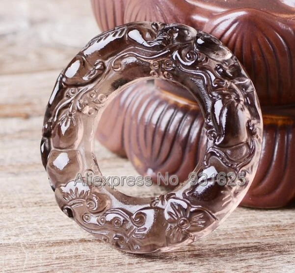 Красивый натуральный ледяной прозрачный Обсидиан Резной китайский Руи пиксиу