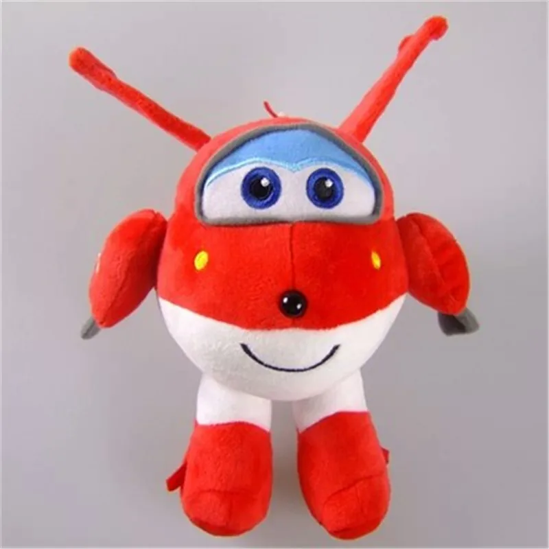 Новые плюшевые игрушки Super Wings, Мультяшные суперкрылья, самолет, робот, Донни мира Джетт, большой Альберт пол Белло, куклы, 6 шт./лот, 20 см