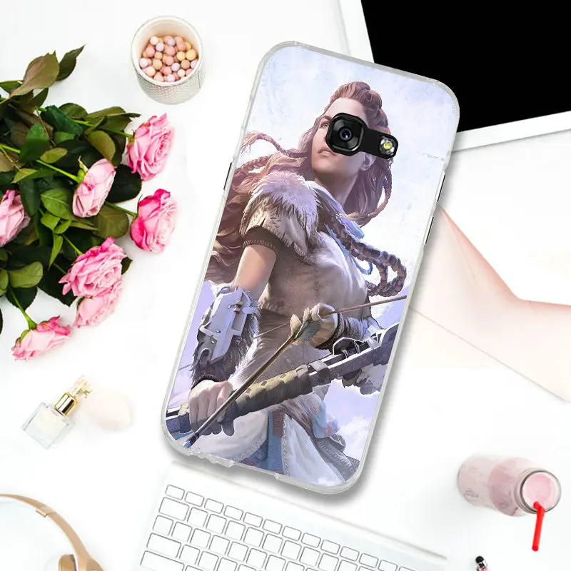 Picture 4 Aloy Horizon Zero Dawn Мягкий ТПУ прозрачный мобильный телефон чехлы для Samsung Galaxy A3 A5 A7 J3 J4 J5 J6 J7 J8 - Цвет: Picture 4