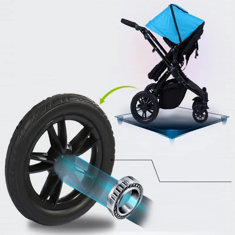 Новинка 2017 детская коляска в европейском стиле с высокой посадкой четыре