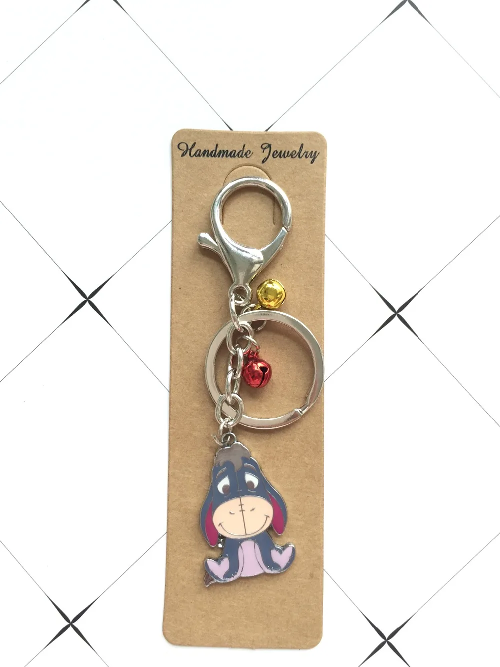 Новый мультяшный аниме eeyore брелок кулон цветной колокольчик лучший подарок