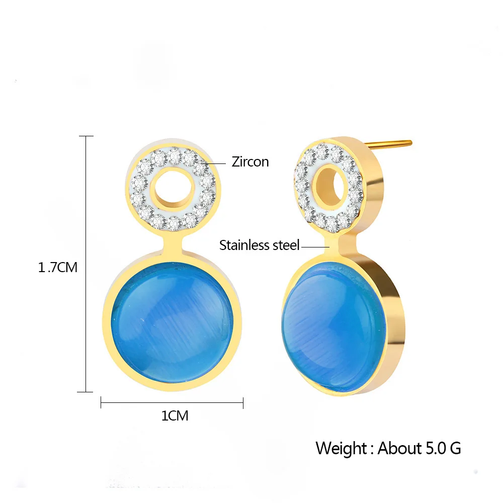 Корейские золотые серьги-гвоздики с кристаллами для женщин женские серьги