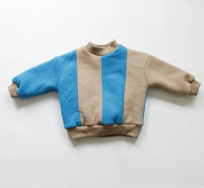 Детские толстовки в Корейском стиле для девочек модные зимние из плотного флиса