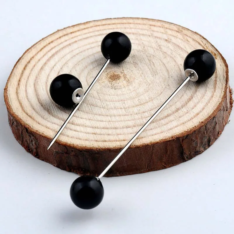 DoreenBeads белая черная брошь из искусственного жемчуга, булавки для женщин, брошка на лацканы, ювелирное изделие, брошь для костюма, Рождественская брошь в подарок, 1 шт
