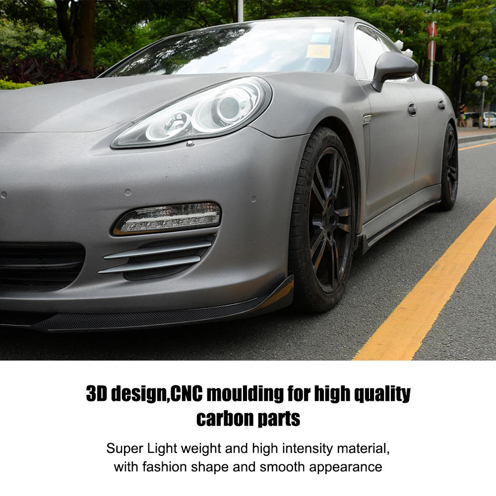 Боковые юбки для Porsche Panamera 2010 2011 2012 2013 углеродное волокно автомобильный гоночный