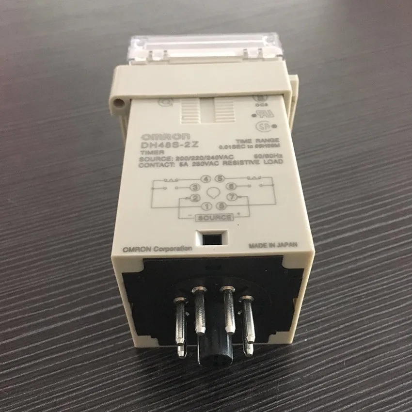 Высокое качество OMRON DH48S-2Z таймер Цифровое реле времени 0.01s-99h99m время задержки реле с гнездом база в комплекте