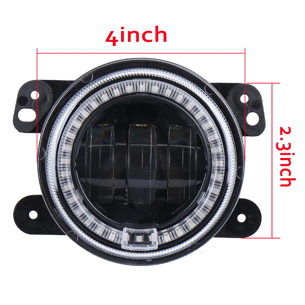 4 ''автозапчасти RGB ангельские глазки приложение управления автомобильный