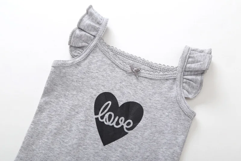 3pcs /Lot Baby Girls Rompers Summer fashion Children bebe girls sleeveless Quality One Piece Clothing Newborn Clothes | Детская одежда