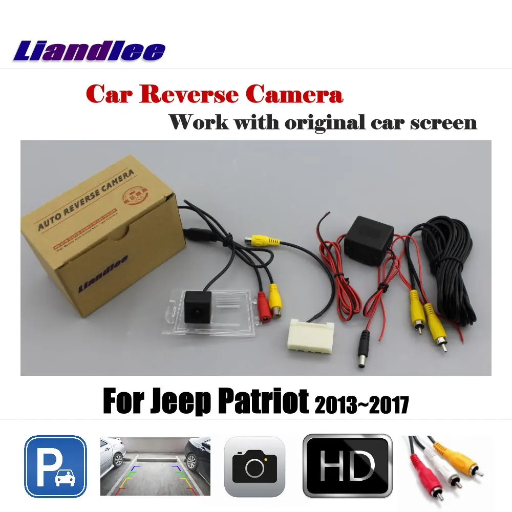 Auto HD Rearview Reverse Rear Parking Camera For Jeep Patriot 2013 2014 2015 2016 2017 Work With Car Factory Screen Accessories |