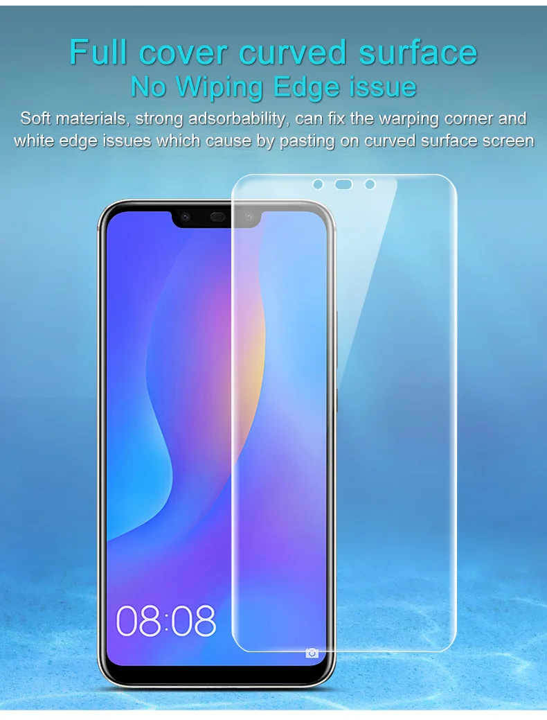 Гидрогелевая пленка imak 3 III для Huawei Mate 20 Pro Lite прозрачная защитная задней и