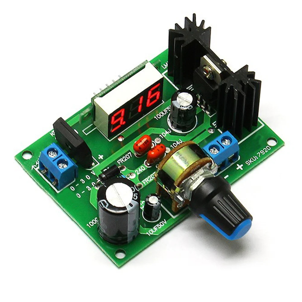 1 шт. LM317 регулируемый регулятор напряжения понижающий модуль электропитания