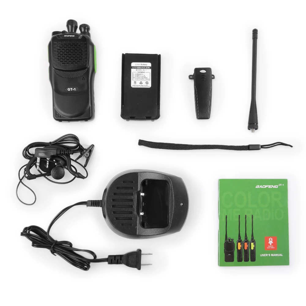Фото 20 шт Baofeng Pofung GT 1 UHF 70 см 400 470 МГц 5 Вт 16CH FM Двусторонняя Ham портативная рация 20 шт Baofeng Pofung GT 1 UHF 70 см 400 470 МГц 5 Вт 16CH FM Двусторонняя Ham портативная рация