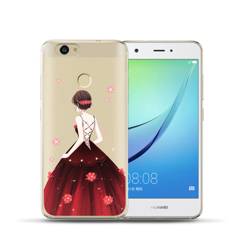 Модный изящный Мягкий Силиконовый ТПУ чехол для телефона Huawei Honor 9 6A P10 Y5 Y6 II Pro Y7 Nova