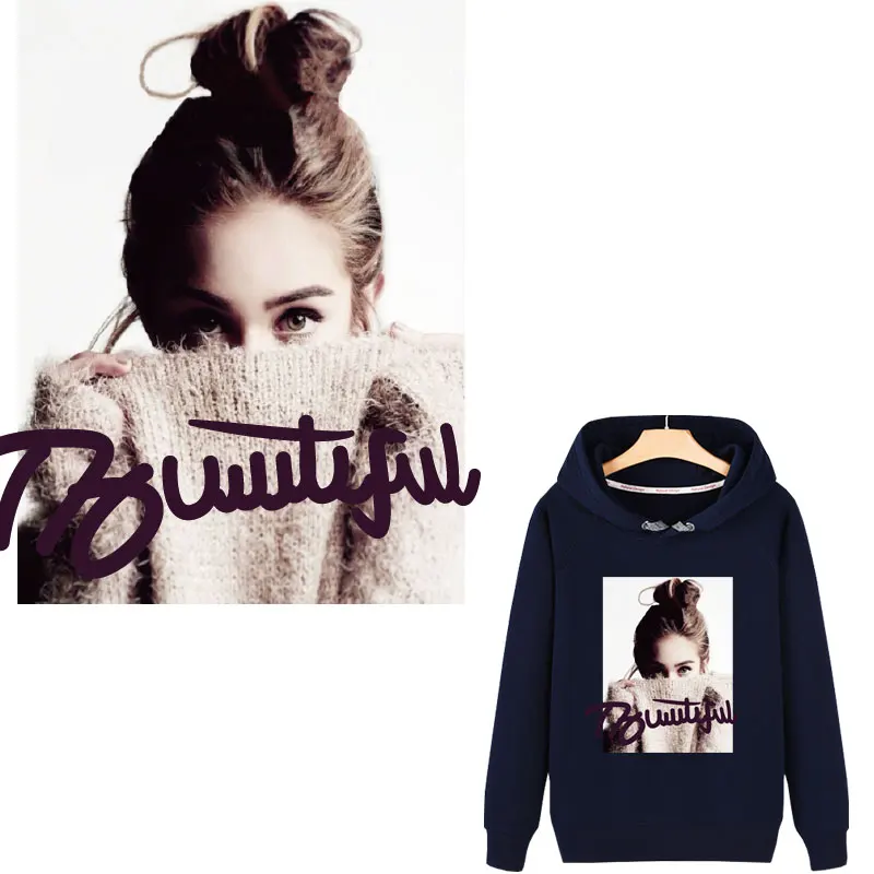 Наклейки для девочек утюжок на заплатках одежды теплопередача толстовок