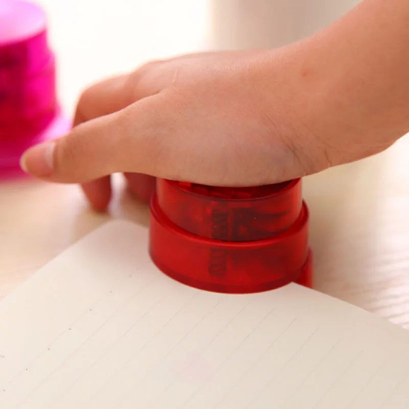 

Степлер из экологически чистого пластика, без скоб степлер, новинка, школьный и офисный степлер без степлера, степлер-без скоб степлер