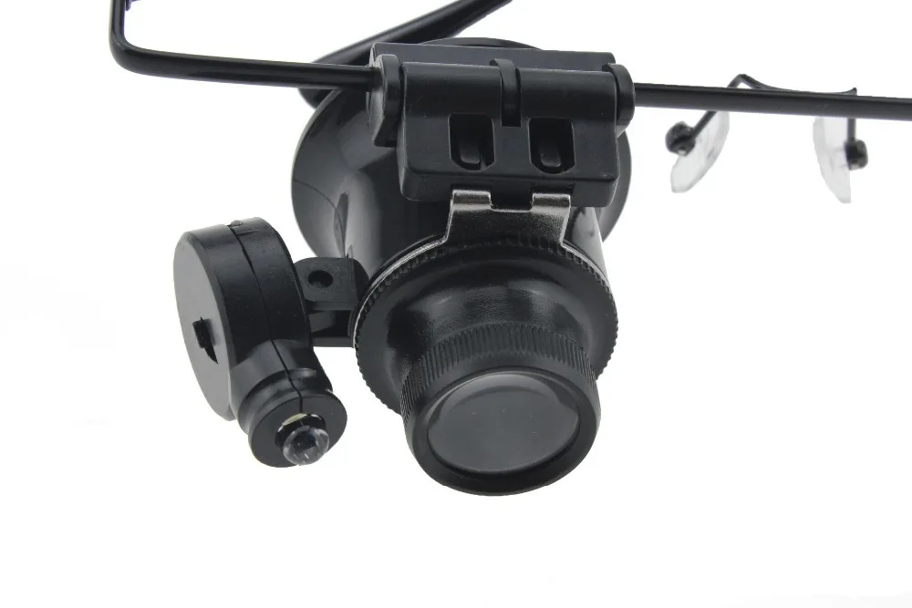 Оптические линзы 20x 16 мм светодиодные Монокулярные очки с увеличительным