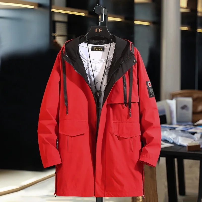 Большие размеры 4XL 5XL 6XL 7XL 8XL 9XL 10XL воротник с капюшоном может 150 кг Мужская одежда