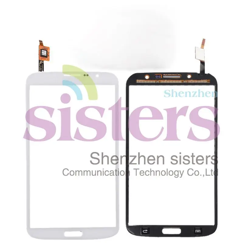 Темно-синий/белый сенсорный экран дигитайзер сменная панель для Samsung Galaxy Mega 6 3 i9200