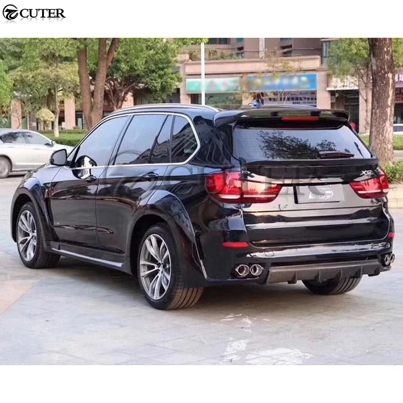 Задний спойлер F15 X5 из углеродного волокна средний крыльев для BMW комплект кузова