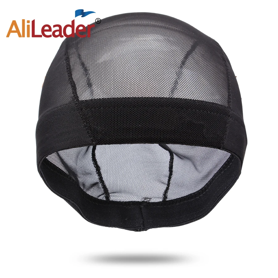 AliLeader лучшее качество 1 шт. черный Hairnet спандекс купольная Кепка для изготовления париков Snood нейлон стреч Безглютеновые резиновые шапочки ультра стрейч