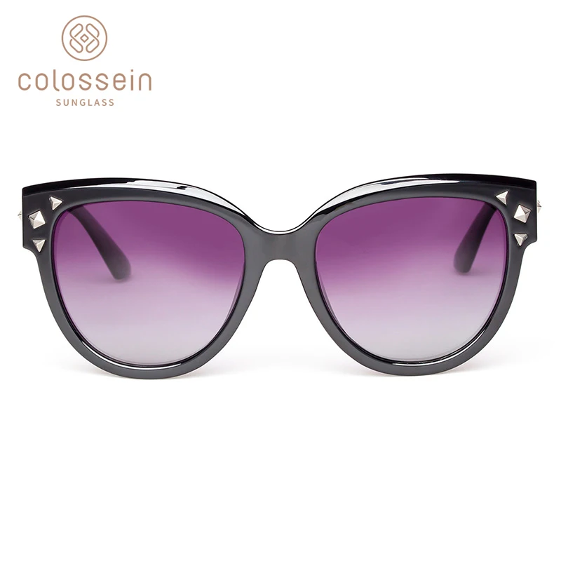 COLOSSEIN поляризованные солнцезащитные очки для Женщин уличные Винтажные модные