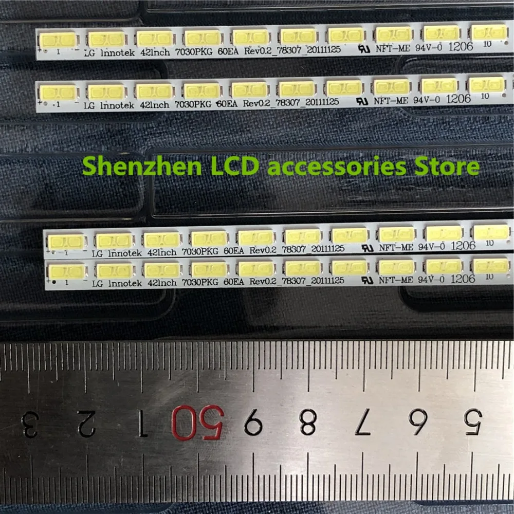Для LG Innotek 42 дюйма 7030PKG 60ea Rev0.2 ЖК-ТВ светильник 60LED 530 мм Новинка