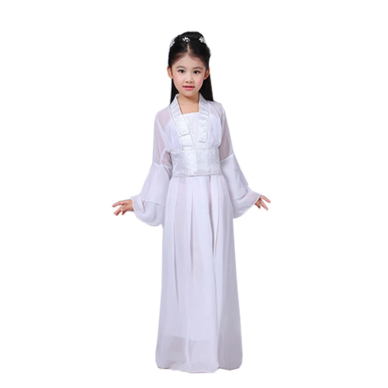 Hanfu платье для девочек детская одежда hanfu китайское Старинное ханьфу косплей