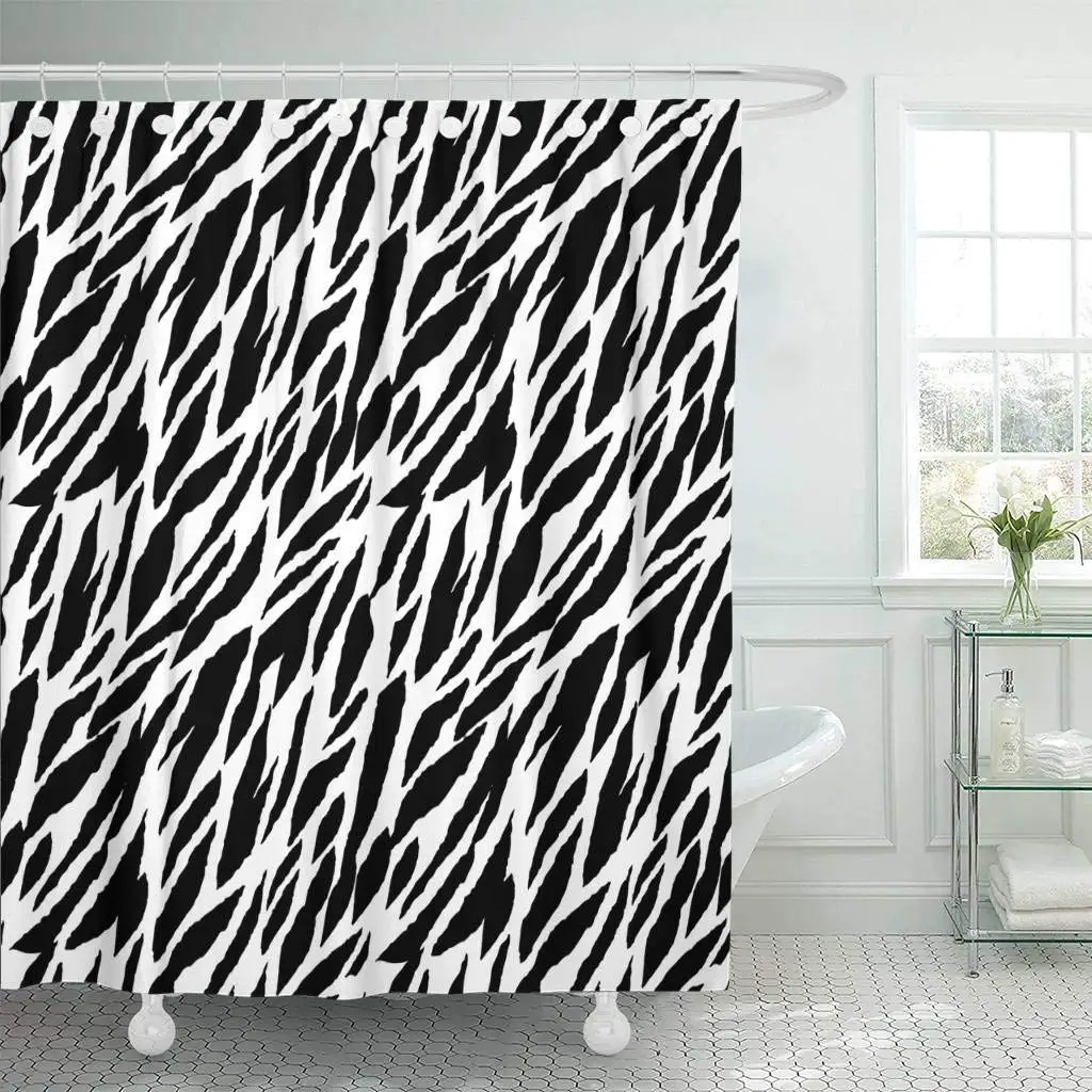 Абстрактный Черный Белый Племенной этнический геометрический украшение