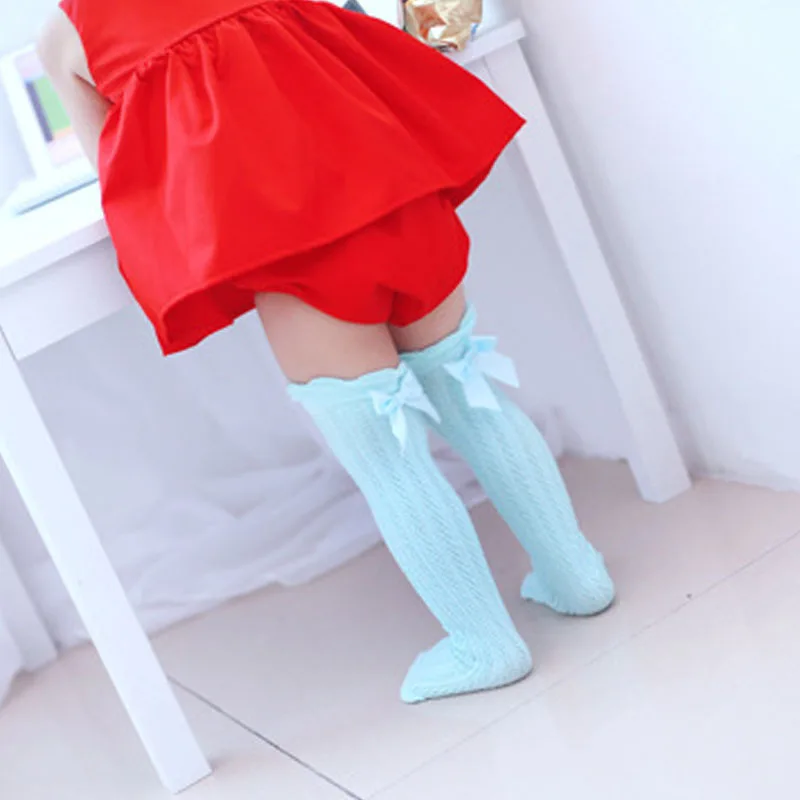 Детские гольфы до колена для новорожденных младенцев мягкие бриллиантовые