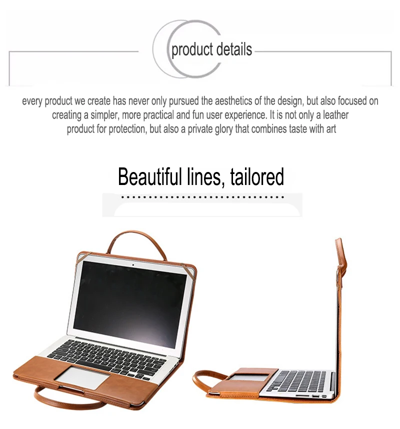 Из искусственной кожи ноутбук портфель для Macbook Air 11 Air 13 Pro 13 Pro 15 ''для Macbook Air 11/12 15,4 Новые Pro 13 Сенсорная панель Тетрадь