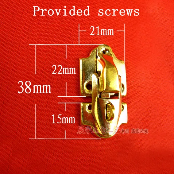 Золотая Пряжка 38*21 мм аксессуары для багажа антикварная застежка коробки