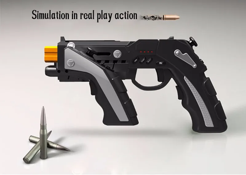 PG-9057 игровой контроллер черный прецизионный пистолет для PS3 MOVE Motion контроллер для sony PS3 съемки игры iPhone 6S plus