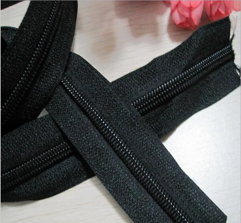 360 ярдов белая/черная нейлоновая молния сделать сумку рюкзак молнии чехол для