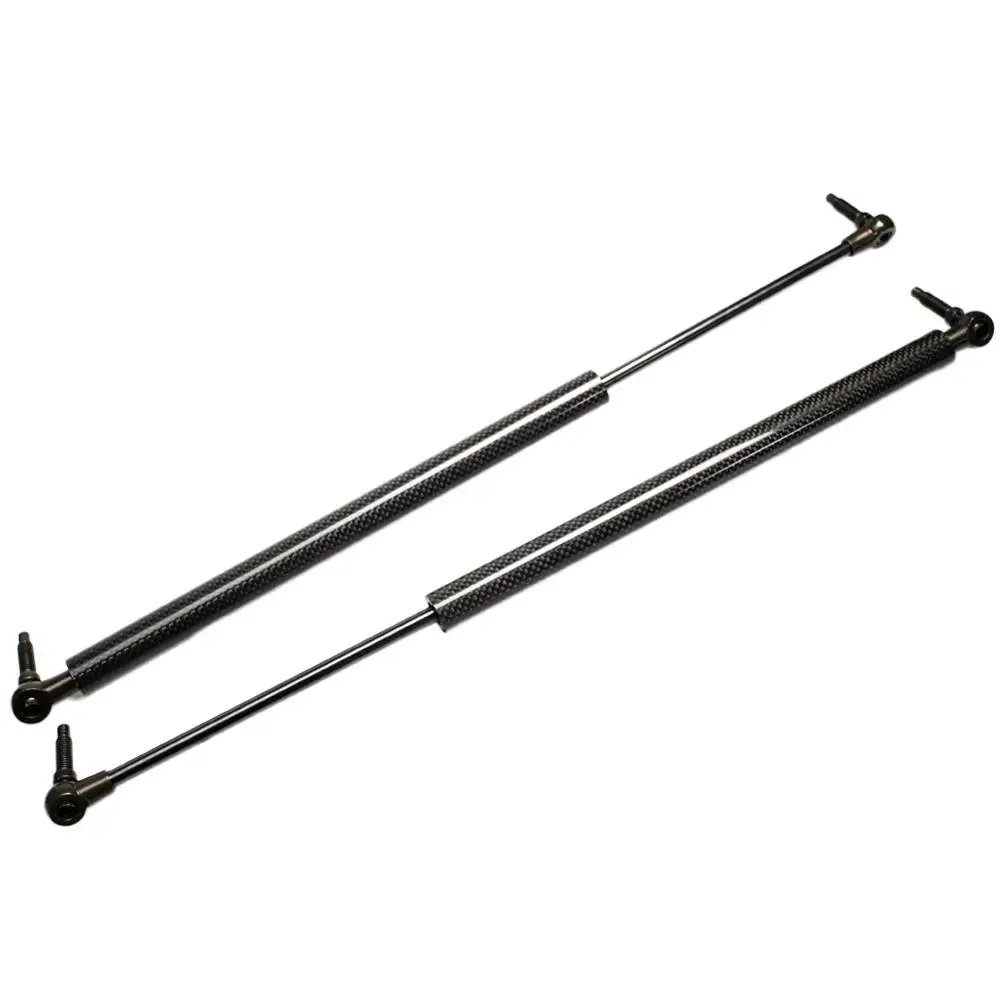 Углеродное волокно для 1999-2003 2004 Jeep Grand Cherokee Sport Utility багажника загрузки газа пружинный подъем поддерживает Распорки Опора ударов - Цвет: Black Carbon Fiber