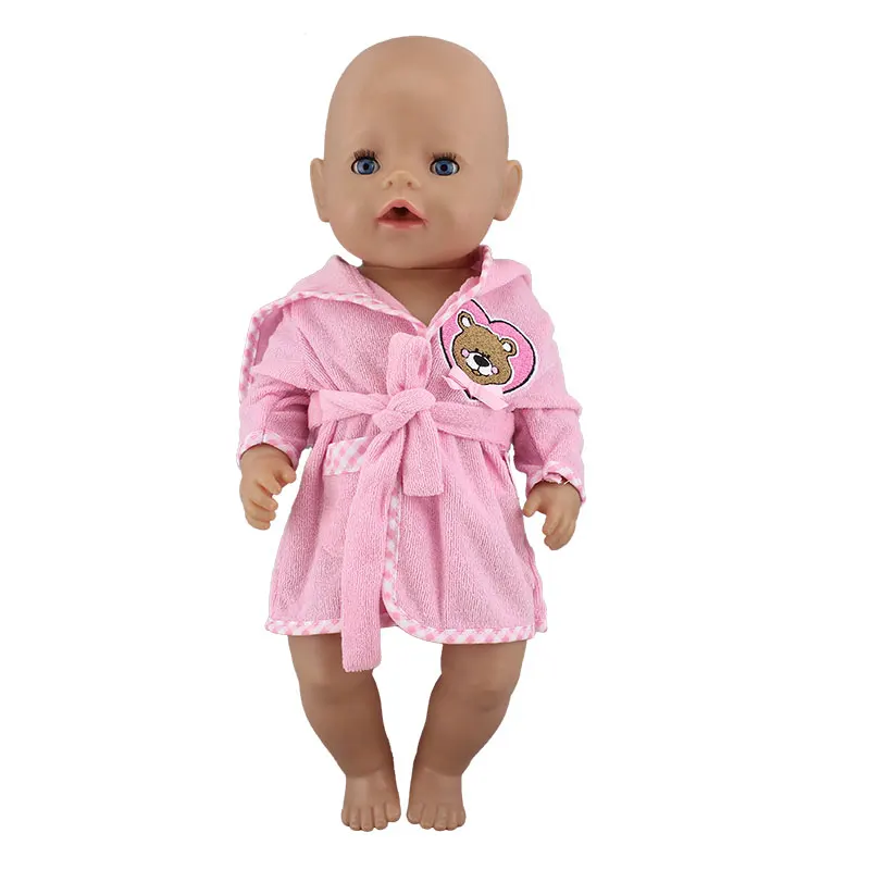 Банный халат подходит для 43 см кукла 17 дюймов детская одежда Reborn|reborn reborn|clothes for baby