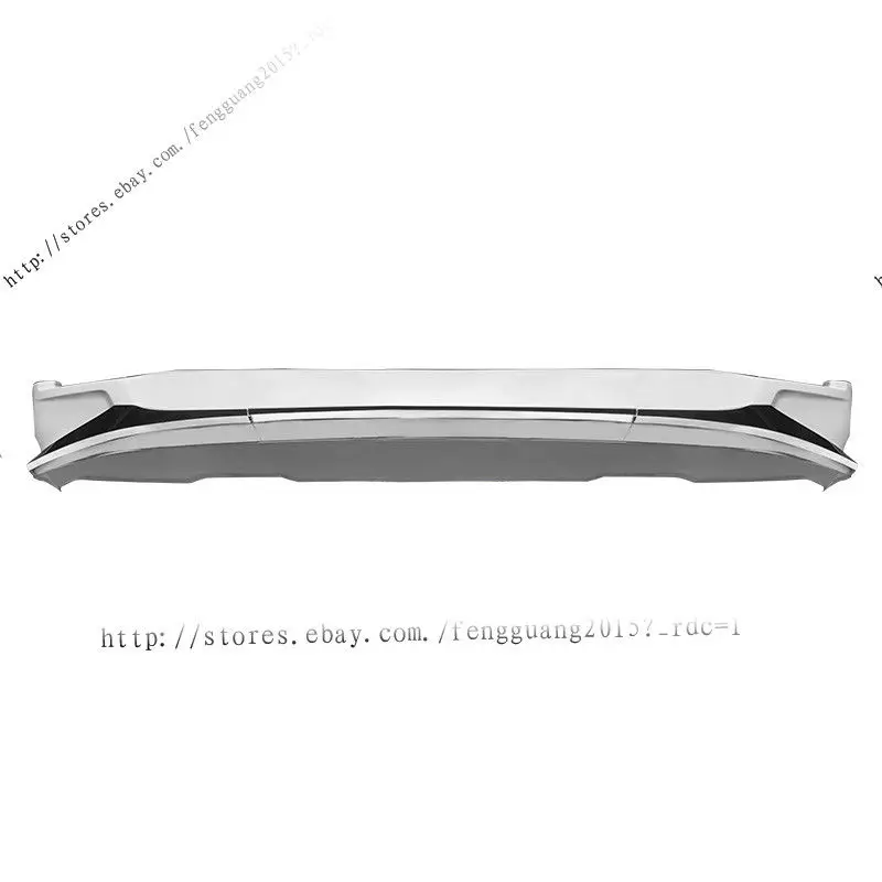 Для Toyota Land Cruiser LC200- ABS Chrome в полоску спереди+ заднего бампера для губ