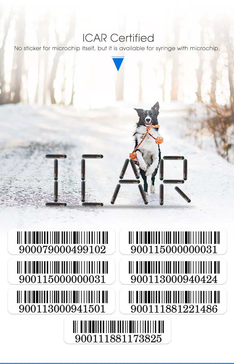 1 шт. ICAR Сертифицированный животный микрочип 2,12*12 мм Iso fdx-b Rfid собака Mircochip 134,2 кгц для домашних животных, идентификационное стекло rfid бирка