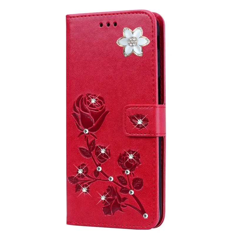 Роскошный блестящий кожаный флип-чехол для Huawei P8 Lite P9 Lite mini P10 P20 Pro P Smart plus, блестящий кошелек, чехол для телефона