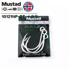 Mustad 10121 блесна приманка рыболовные крючки черные рыба Карп Рыболовная Приманка Anzol с высоким содержанием углерода Сталь заточить колючей крючок Pesca